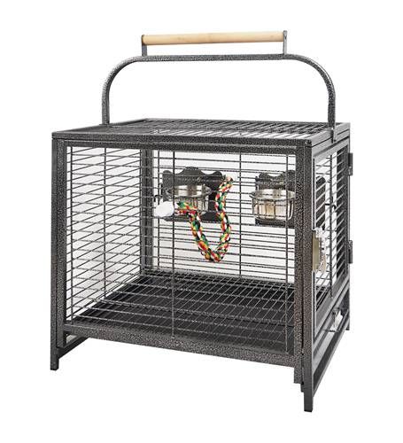 Foxhunter Metal Bird Cage Aviary With Rope Perche Mbc 06 Kms Direct