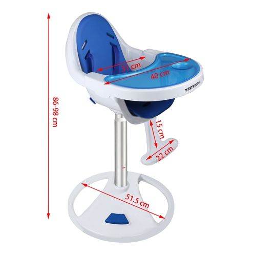 swivel high chair baby