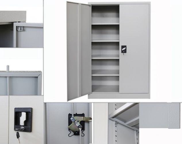 Filing Cabinet Steel 1400h Fcs05 Grey Kms Direct