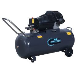SwitZer Air Compressor 3HP Twin 100L SZ-AC-007 Grey