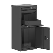 BIRCHTREE Metal Delivery Box Large Grey