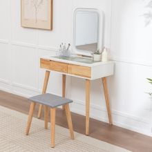 WestWood Dressing Table DT24 Natural White