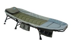CARPZILLA Fishing Bed with Side Tool Bag Dark Green FB-008