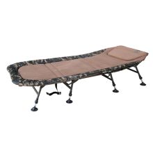 CARPZILLA 210 x 97cm Wide Fishing Bed 8 Legs Camo