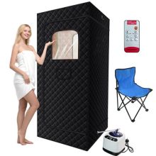 WestWood Sauna Tent Set Black