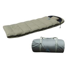 CARPZILLA Fishing Camping Sleeping Bag Dark Green With Carry Bag FS-016