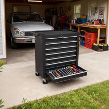 SwitZer Tool Cabinet Trolley Black