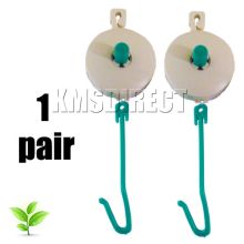 Grow Tent Easy Roller Hangers White 1 Pair