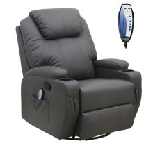 WestWood Massage Leather Sofa Electric 01 Grey