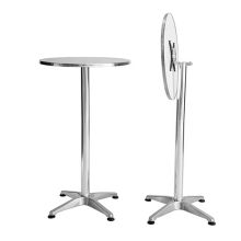 WestWood Bar Table Foldable Silver