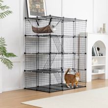 PawHaven DIY Cate Cage 01 Black