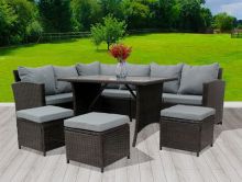 BIRCHTREE Rattan Furniture Set RFS04 Brown
