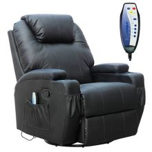 WestWood Massage Leather Sofa Electric 01 Black