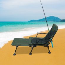 CARPZILLA Folding Fishing Chair with Footrest Green