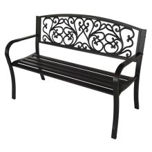 BIRCHTREE Steel Garden Bench C080