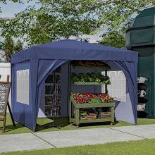 BIRCHTREE Pop Up Gazebo 3X3M Blue