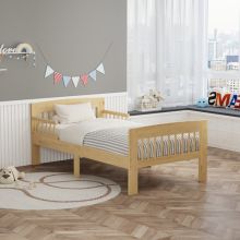 WestWood Junior Bed Wood Frame Natural