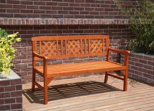 BIRCHTREE Wooden Garden Bench WGB01 Natural