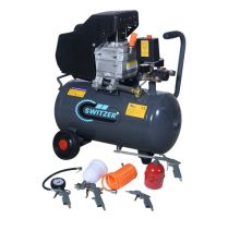 SwitZer 2HP Air Compressor 24L AC009 Grey