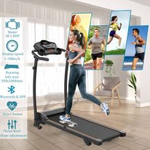 FIT4YOU Motorized Treadmill MT04 Black
